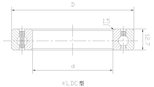 KLDX四點(diǎn)接觸球等截面薄壁軸承